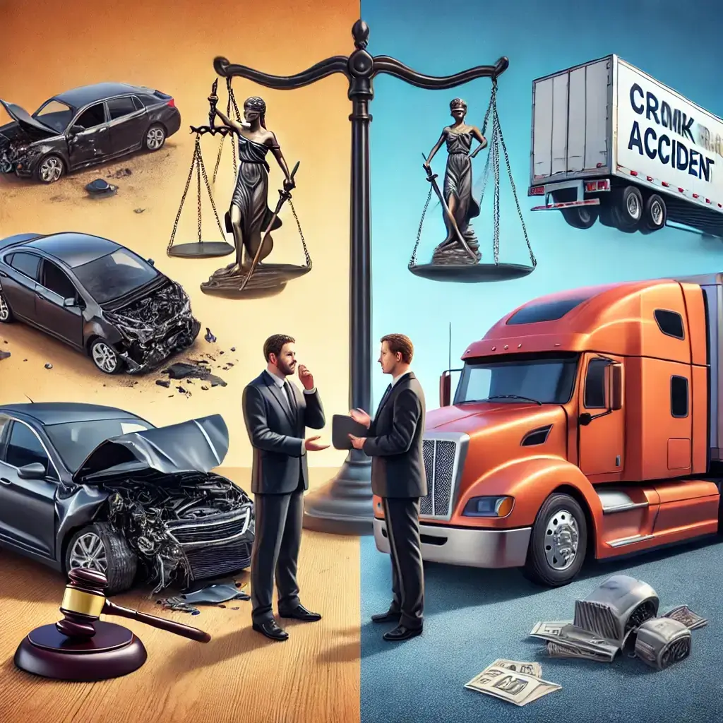 Hiring a Car Accident Attorney vs. a Commercial Truck Accident Law Firm: What's the Difference? Thumbnail